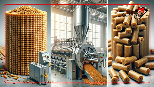 گرانول و اکسترودر غذای ماهی